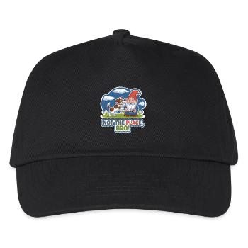 CUTE DOGS, NOT THE PLACE BRO - Kids’ Baseball Cap - black - Front