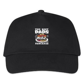 Pancakes Die Besten Papas Machen - Kinder Basecap - Schwarz - Vorne