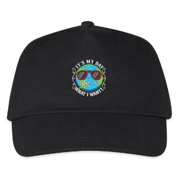 Earth Day Is My Day - Kids’ Baseball Cap - black - Front
