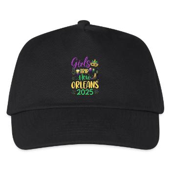 Girls Trip New Orleans 2025 - Kinder Basecap - Schwarz - Vorne