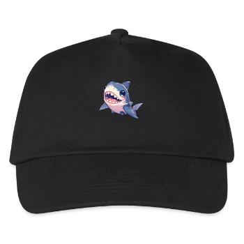 Sharks Shark - Kids’ Baseball Cap - black - Front