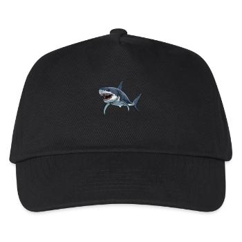 Haie Hai - Kinder Basecap - Schwarz - Vorne
