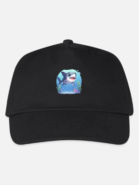 Haie Hai - Kinder Basecap - Schwarz