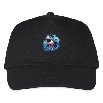 Sharks Shark - Kids’ Baseball Cap - black - Front