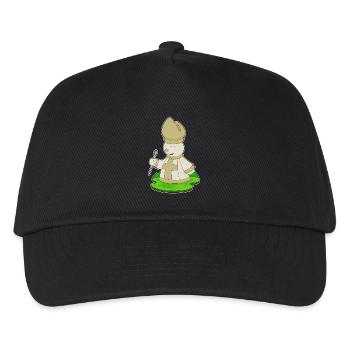 Chess Piece Bishop Chess - Kids’ Baseball Cap - black - Front