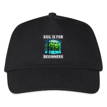 Le sol est pour les débutants - Casquette de baseball Enfant - noir - Devant