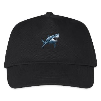 Sharks Shark - Kids’ Baseball Cap - black - Front