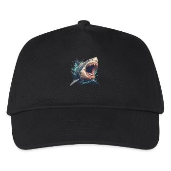 Sharks Shark - Kids’ Baseball Cap - black - Front
