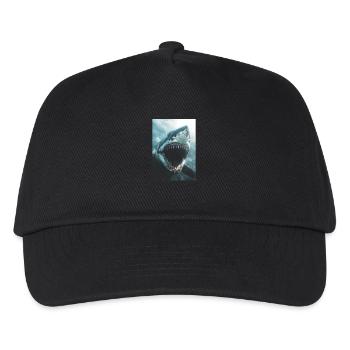 Sharks Shark - Kids’ Baseball Cap - black - Front