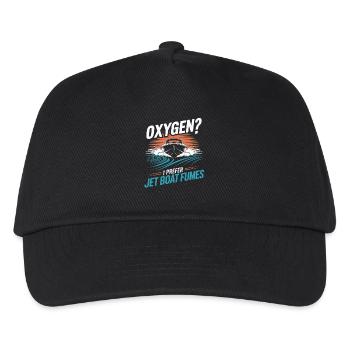 Oxygène? Je préfère les gaz d’échappement des bateaux à réaction pour - Casquette de baseball Enfant - noir - Devant