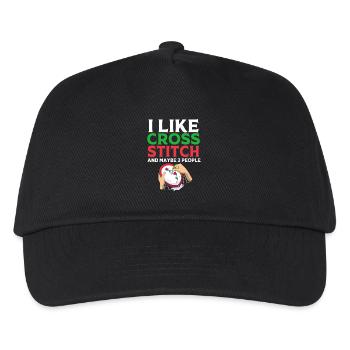 Cross Stitch - Kids’ Baseball Cap - black - Front