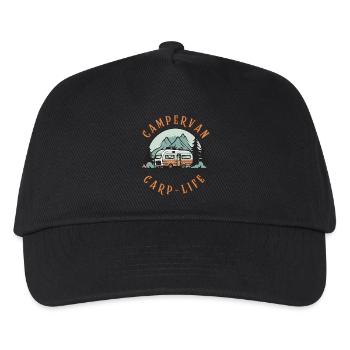 Van life - Kinder Basecap - Schwarz - Vorne