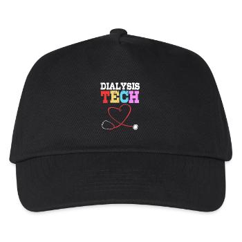 Dialyse-Techniker - Kinder Basecap - Schwarz - Vorne