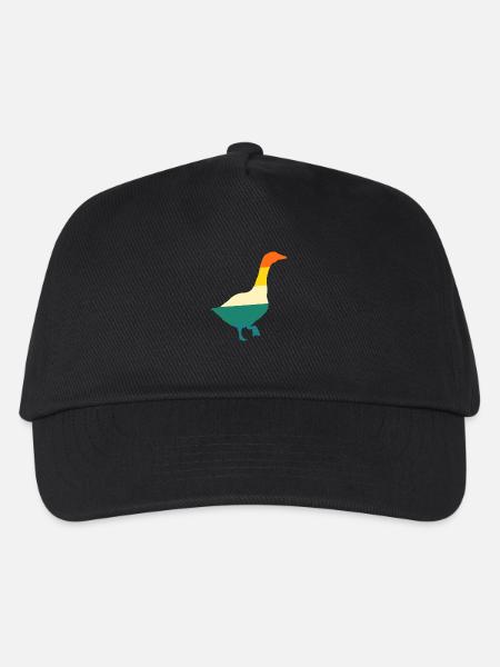 Gans - Kinder Basecap - Schwarz