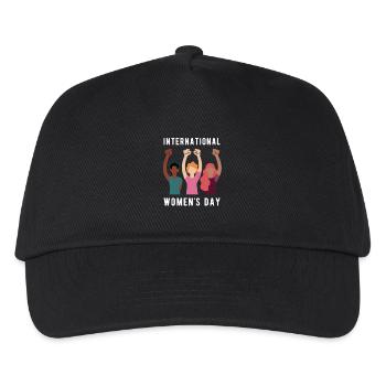 Journée internationale de la femme - Cadeau - Casquette de baseball Enfant - noir - Devant