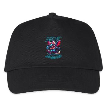 Wenn ihr mich sucht ich bin am Rande des Wahnsinns - Kinder Basecap - Schwarz - Vorne