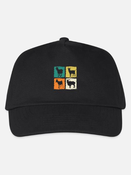 Chèvres - Casquette de baseball Enfant - noir