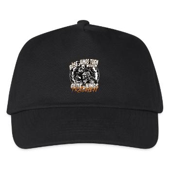 Böse Jungs tuen wovon gute Jungs träumen - Kinder Basecap - Schwarz - Vorne