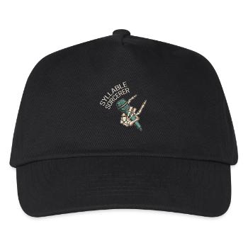 Syllable Magician Poetry Slam - Kids’ Baseball Cap - black - Front
