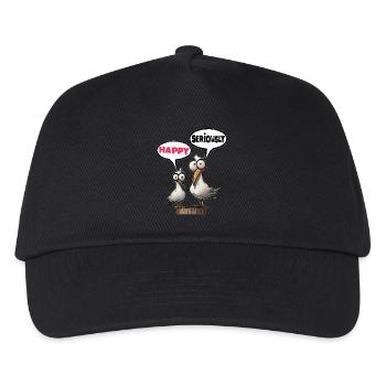 Die Bäädden Möwen - Möwe omg seriously - Kinder Basecap - Schwarz - Vorne