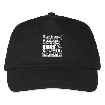Drummer Always Be A Drummer - Kids’ Baseball Cap - black - Front