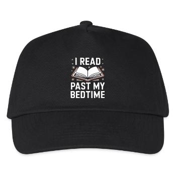 Books Book Reading Library Library Bookworm - Kids’ Baseball Cap - black - Front
