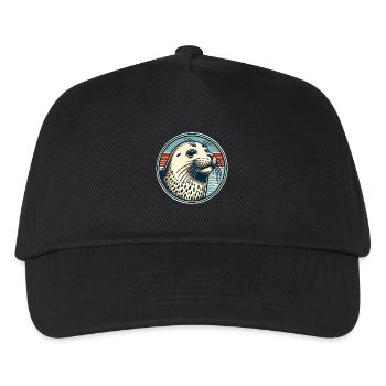 Seal seal - Kids’ Baseball Cap - black - Front