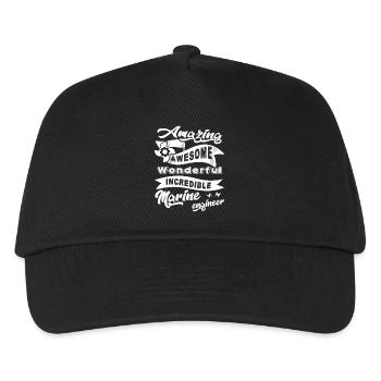 Marine Engineer Amazing Marine Engineer - Kids’ Baseball Cap - black - Front