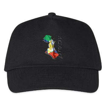 (RU) Drapeau du Daghestan en (RU) Daghestan Carte DA - Casquette de baseball Enfant - noir - Devant