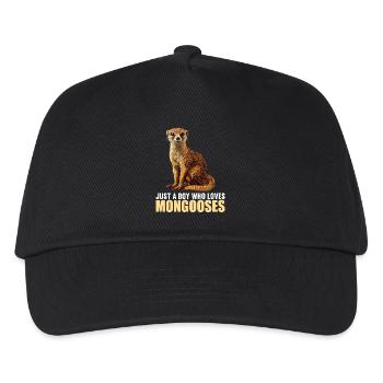 La mangouste de mangouste - Casquette de baseball Enfant - noir - Devant