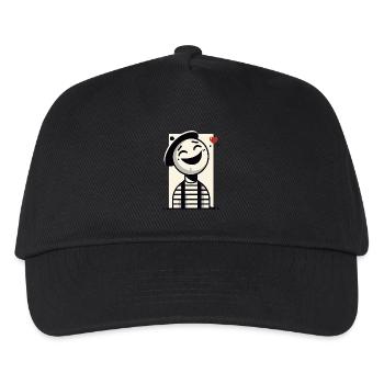 Franz, the pantomime in love - Kids’ Baseball Cap - black - Front