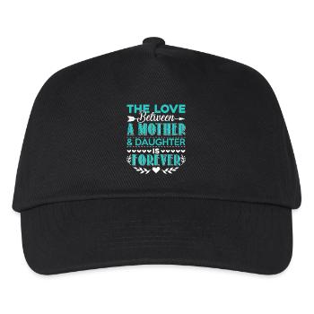 Mother's Day Mother And Daughter Love - Kids’ Baseball Cap - black - Front