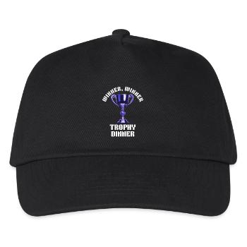 Winner Winner Trophy Dinner - Kids’ Baseball Cap - black - Front