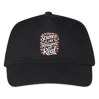 Atheismus Atheist Anti-Religion Agnostiker - Kinder Basecap - Schwarz - Vorne