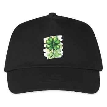 Trèfle de la Saint-Patrick - Casquette de baseball Enfant - noir - Devant
