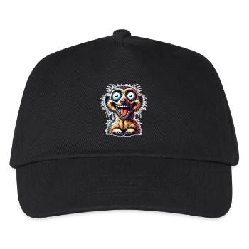 Erdmännchen - Kinder Basecap - Schwarz - Vorne