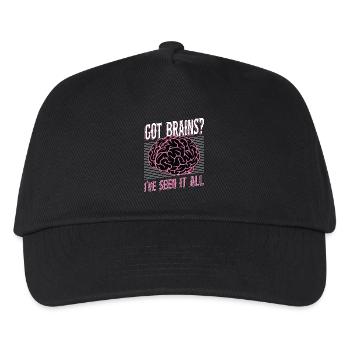 Neurosurgeon Got Brains I've Seen It Neuroscience - Kids’ Baseball Cap - black - Front