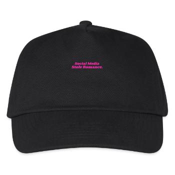 SOCIAL MEDIA STOLE ROMANCE DAMEN - Kinder Basecap - Schwarz - Vorne