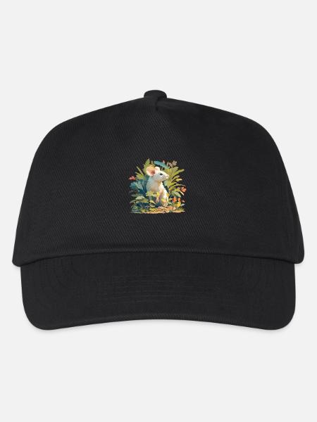 Mäuse Maus - Kinder Basecap - Schwarz