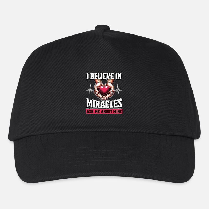 Transplant Surgery I Believe In Miracles Medical - Kinder Basecap - Schwarz