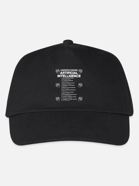 Understanding Artificial Intelligence – AI Humor - Kids’ Baseball Cap - black