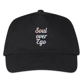 Inspiration: Seele Über Ego Zitat - Kinder Basecap - Schwarz - Vorne