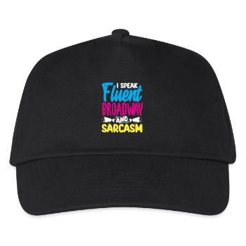 Musical Liebhaber: Ich Spreche Broadway - Kinder Basecap - Schwarz - Vorne
