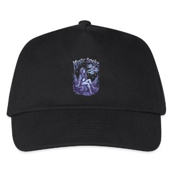 Mystic Woman With Smoke In Fantasy World Full Of - Kids’ Baseball Cap - black - Front