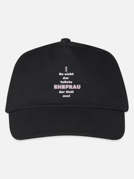 So sieht die beste Ehefrau der Welt aus! - Kinder Basecap - Schwarz
