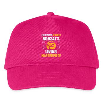 Bonsai Tree - Kinder Basecap - Fuchsia - Vorne