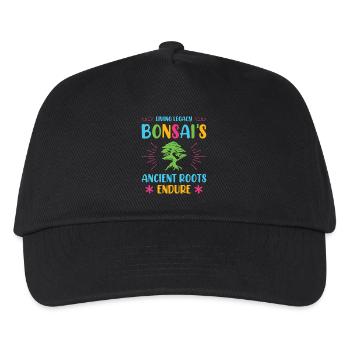 Bonsai Tree - Kinder Basecap - Schwarz - Vorne