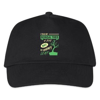 Bonsai Tree - Kinder Basecap - Schwarz - Vorne
