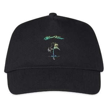 Kitesurfer Palme - Kinder Basecap - Schwarz - Vorne