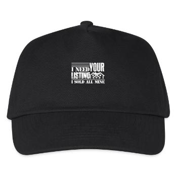 Real Estate Broker Proud Real Estate Broker - Kids’ Baseball Cap - black - Front